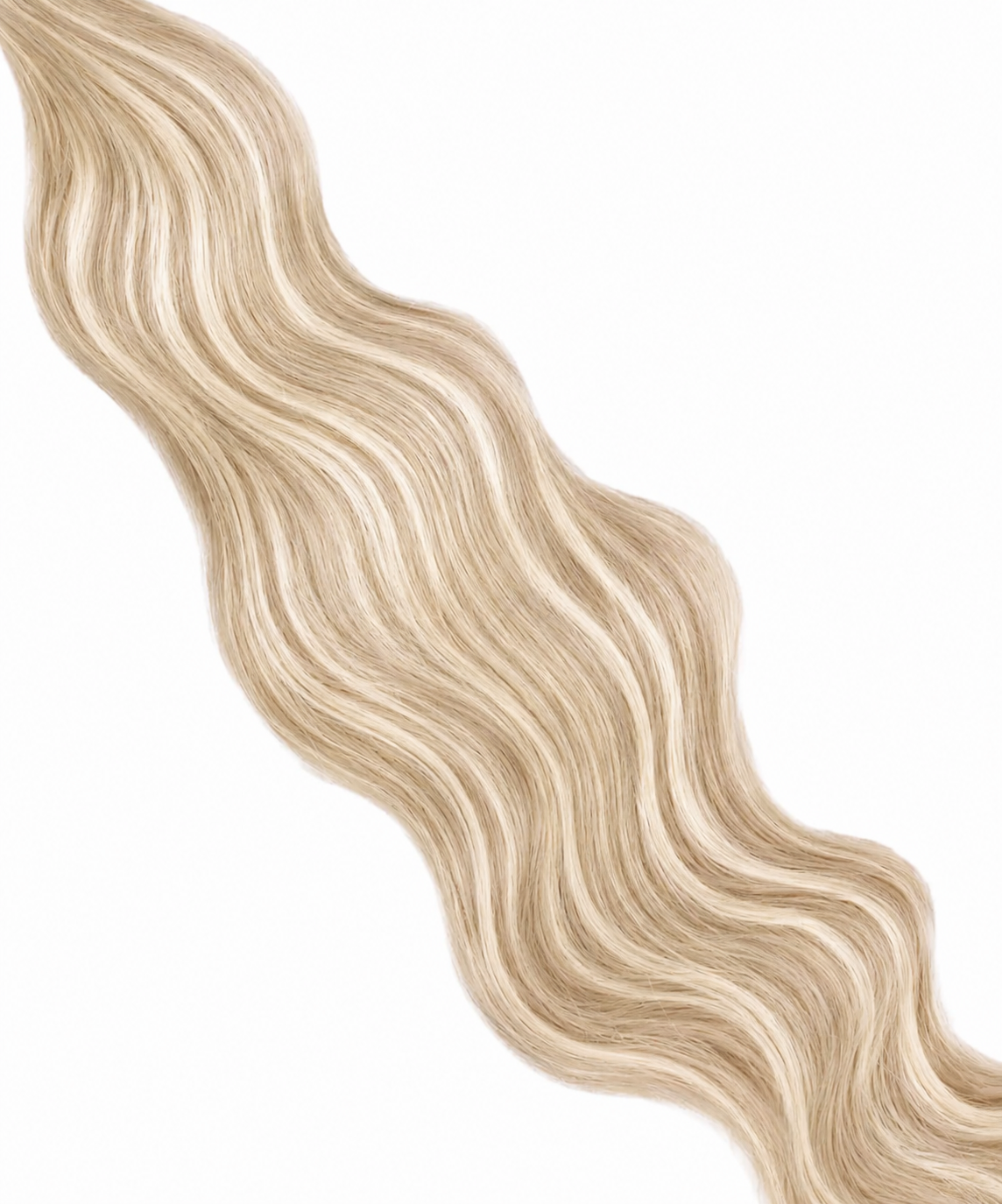 Invisible Weft Extensions — #24/#60 Vanilla Crème Mix | 22 inch | 50g