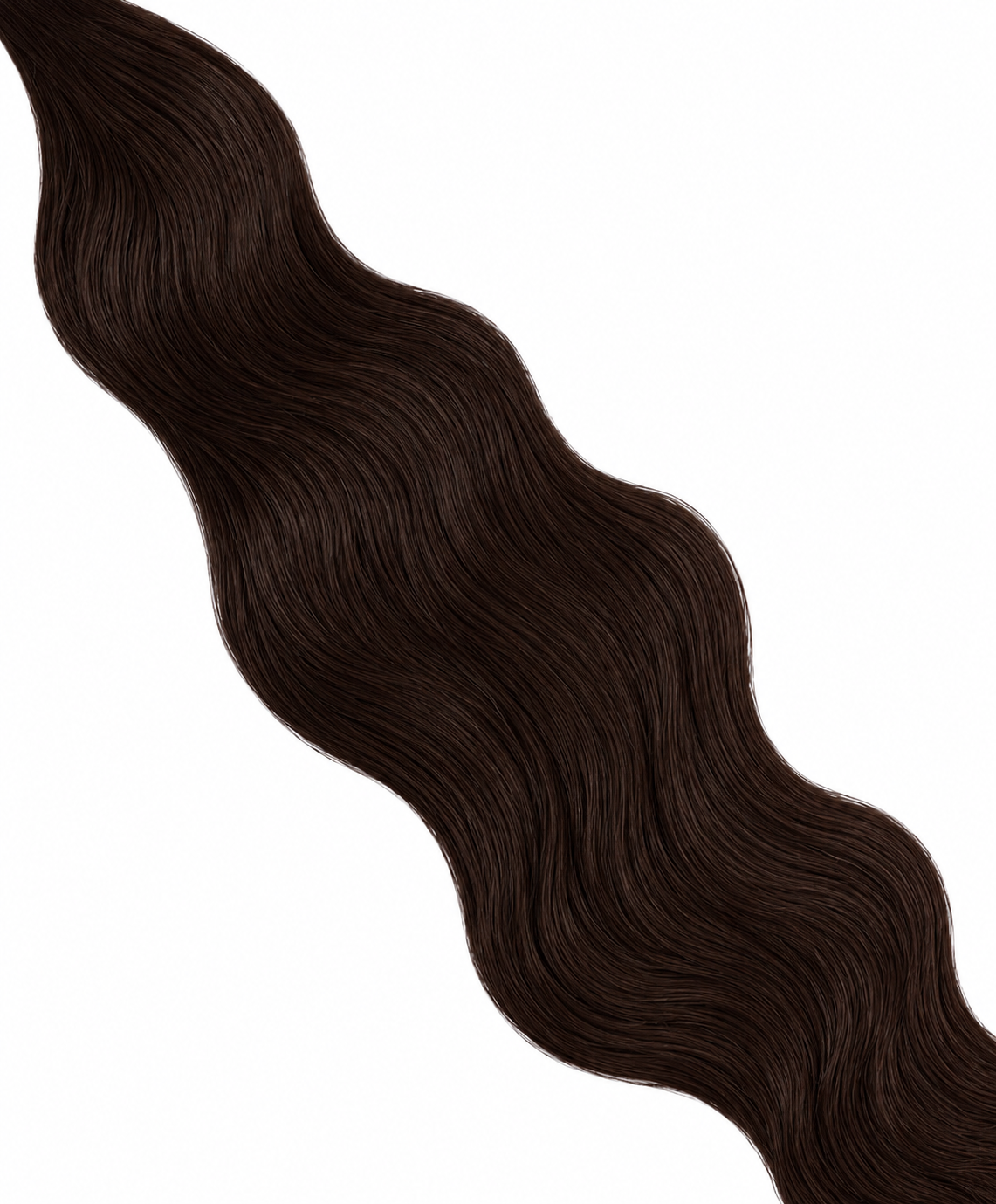Invisible Weft Extensions — #2 Dark Brown | 22 inch | 50g