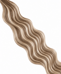Invisible Weft Hair Extensions - #8/#613 Foiled Toffee Ribbon | 22 inch | 50g