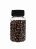 Mini Aluminium Silicone Micro Beads — #5 Medium Brown | 1000 Pack