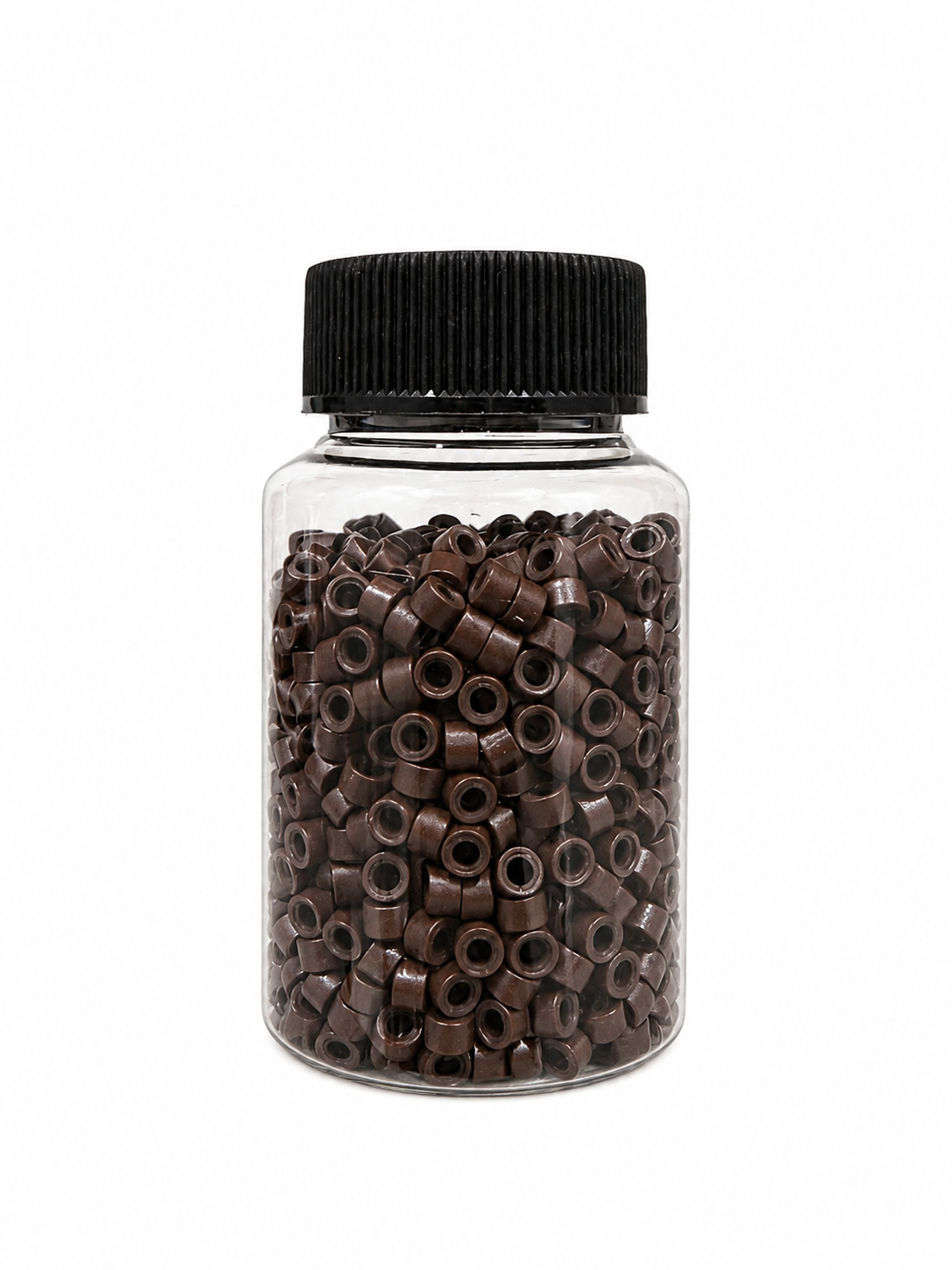 Mini Aluminium Silicone Micro Beads — #5 Medium Brown | 1000 Pack