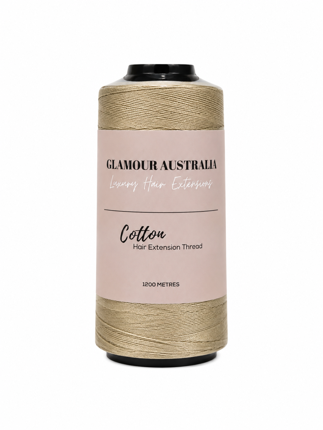 1200m Cotton Hair Extension Thread — #6 Ash Blonde