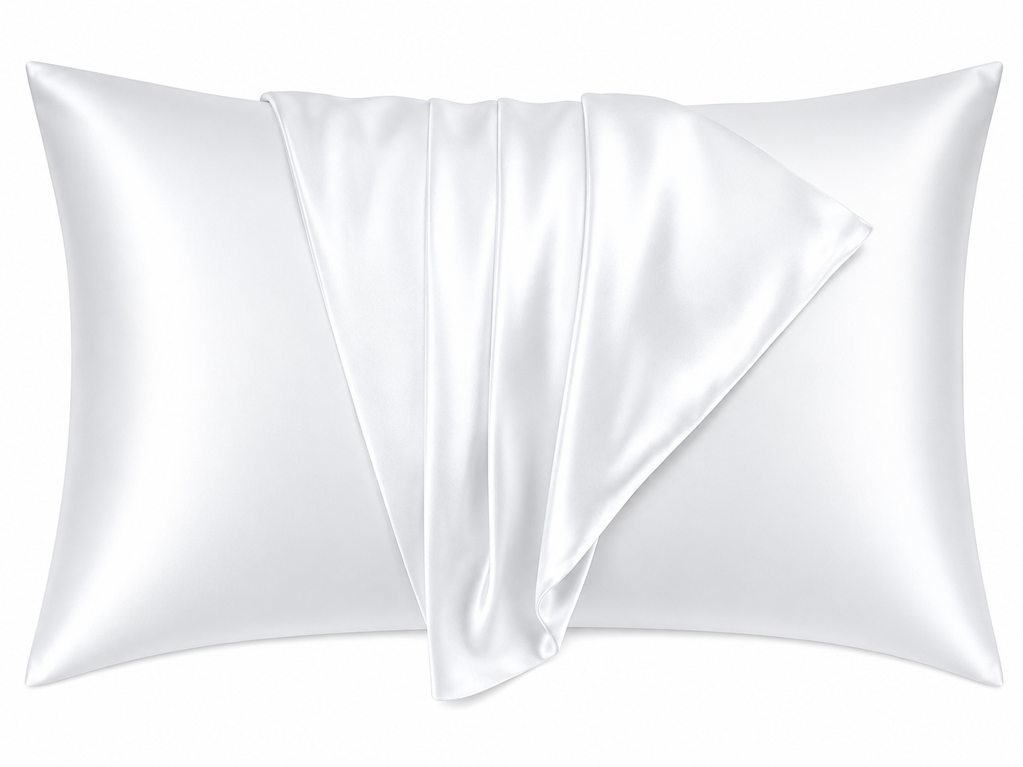 White Satin Pillowcase